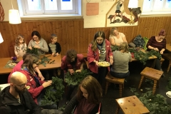 Adventkranzbinden